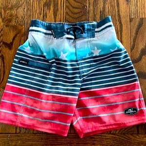O’Neill boys swim trunks size 3
